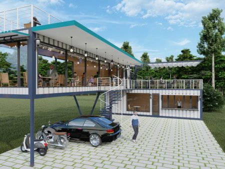 Container cafe mẫu 10